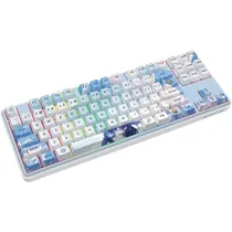 Redragon Teclado Star Blade Pro K707AK-RGB-Pro Inglés Blanco/Celeste  Redragon Te...