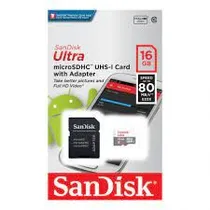 Memoria Micro SD Sandisk 16GB Ultra