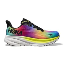 Hoka Calzados Running Fem Cliffton 9 1127896-BKML Black Mult (T) 6.5