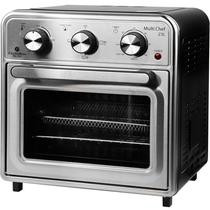 Fritadeira + Forno Eletrico Electrobras Multi Chef EBHAF-23 de 23L/1800W/220V - Preto/Prateado