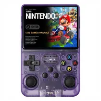 Console Portátil Game R36S 3.5" 64GB - Purple