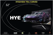 Monitor Hye HY32VIEW75 Curvo 32" Full HD (1920 X 1080), 165HZ, Ips, 1XHDMI 1.4, 1XVGA (D-Sub), Preto  Monitor Hye...