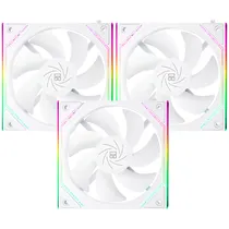 Cooler para Gabinete Thermalright TL-M12QRW X3 Reverse Airflow Argb - Branco (Kit com 3)