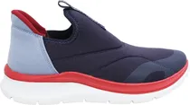 Tenis Infantil Klin Way 354006000-001242 - Marinho/Azul/Vermelho