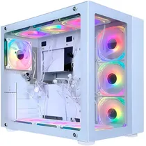 Gabinete Sate K897 Gamer 4FAN Eatx White