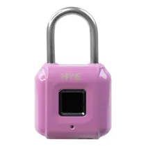 Cadeado Digital Biométrico Hye HYE-505 - Rosa