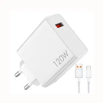 Carregador Xiaomi MDY-14-Ee -120W - USB - com Cabo USB/USB-C - Branco  Carregador ...