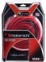 Kit de Cabos Nakamichi NK-WK24 4 Canais - 1200 Watts