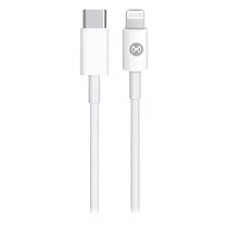 Cabo Mox MO-1004 USB-C para Lightning 1 Metro - Branco  Cabo Mox MO...