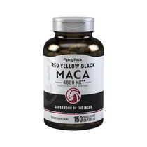 Suplemento Piping Rock Maca 4800MG 150 Cápsulas