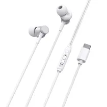 Fone de Ouvido G-Tide CW02 com Microfone e Cabo de 1.2 Metros - Branco