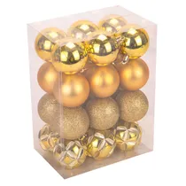 Bolas de Natal Decoração para Árvore Dorado