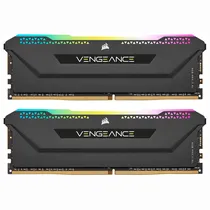 Memoria Ram Corsair Vengeance RGB Pro SL DDR4 32GB (2X16GB) 3600MHZ - Preto (CMH32GX4M2D3600C18)