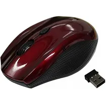 Mouse Sem Fios Mtek PMF433 1600DPI/3 Botões - Vermelho