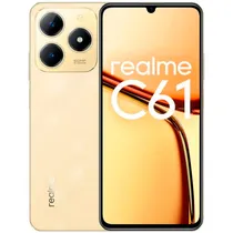 Smartphone Realme C61 RMX3930 (BR) Dual Sim 8GB+256GB 6.78? Os 14 - Sparkle Gold