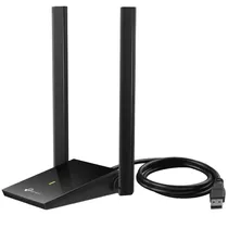 Adaptador USB TP-Link Archer T4U Plus AC1300 Dual Band 2 Antenas Mu-Mimo - Preto