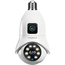 Camera de Segurança Xion XI-CCTV74 / Dual Camera / 4MP / Wifi / Microfone / Detecção Humana / Visao Noturna - Branco