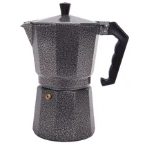 Cafeteira Italiana de Alumínio 6 Xícaras 300ML Cinza