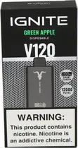 Vape Descartável Ignite V120 Green Apple 12000 Puffs