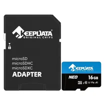 Cartão de Memória Micro SD Keepdata Neo 16GB 95MBS - KDMSDC10U1V10A1-16G