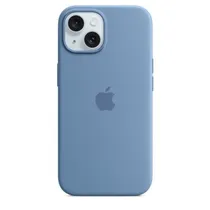 Acc Capa iPhone 15 Silicone Case Magsafe Blue
