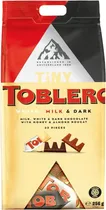 Chocolate Toblerone Tiny White, Milk & Dark - 256G (32 Peças)