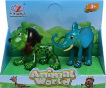 Zhongjieming Toys Animal World Q9899-231 Leao/Elefante