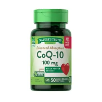 Vitamina Nature´s Truh Enhanced Absorption COQ-10 100 MG 50 Cápsulas