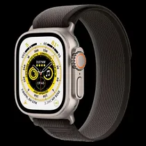 Apple Watch Ultra MQF53LL/A Celular + GPS Caixa Titanio 49MM - Loop Trail Preto