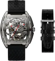 Relógio Masculino Ciga Design Z031-TITI-W15BK Skeleton Mechanical Watch Z Series Titanium