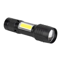 Mini Lanterna ZLZ-BL535 - LED - Recarregável - Preto