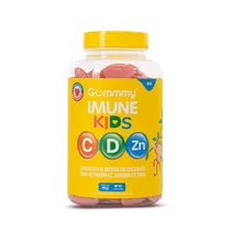 Gummy Vitamina Imune Kids Vitamina C, D + Zinc 30 Unidades 90G Plastico Amarillo