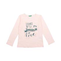 Camiseta Infantil Benetton 3F00C14CI 674