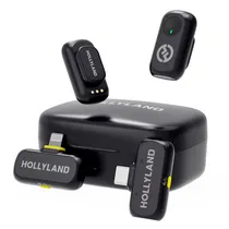 Hollyland Microfone Lark A1 Combo Preto Light/USB-C Wireless