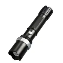 Tatico Lanterna LED Mini Swat 807 Multifuncional / A Pilha (Não Incluída) / A Bateria Recarregavel - Preto