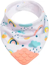 Bandana com Mordedor Arco-Íris e Abelha Buba - 15283