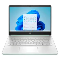 Notebook HP 14-DQ6013DX 14" Intel N150 128GB Ufs 4GB Ram - Verde  Notebook HP...