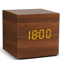 Relógio de Mesa Satélite AC-T33 - Marrom