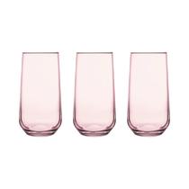 Set de Vasos Pasabahce Allegra 420015 470ML Rosa 3 Piezas