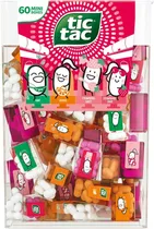 Bala Tic Tac com 60 Mini Caixas - 228G