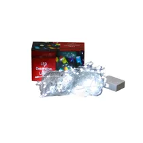 Luces Pisca Pisca Navideña 300LED 26M Blanco 220V