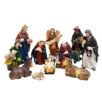 Presépio Figuras do Nascimento 11PZS 13CM