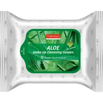 Toalhas Demaquilantes Purederm Aloe ADS601 - 30 Unidades