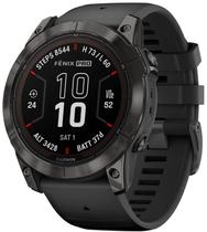 Relogio GPS Garmin Fenix 7X Pro Sapphire Solar 010-02778-13 - Titanio DLC Gris Carbon