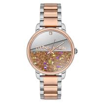 Relogio Analogico Feminino Daniel Klein DK.1.12711-3 Premium Ladies / Pulseira de Aco Inoxidavel - Prata/Rose Gold