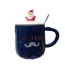 Caneca Natalina Azul 7.3X8.7CM 400ML