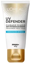 Creme L'Oréal Uv Defender Hidratação Intensa FPS50+ - 40G