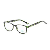 Armação para Óculos de Grau Asolo Mod.AS003 Tam. 51-16-140MM - Animal Print/Verde