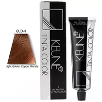 Keune Tinte p/Pelo Tono 8.34 Rubio Claro Dorado Cobre 60ML
