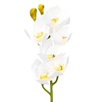 Haste de Orquídea Artificial - Branca
